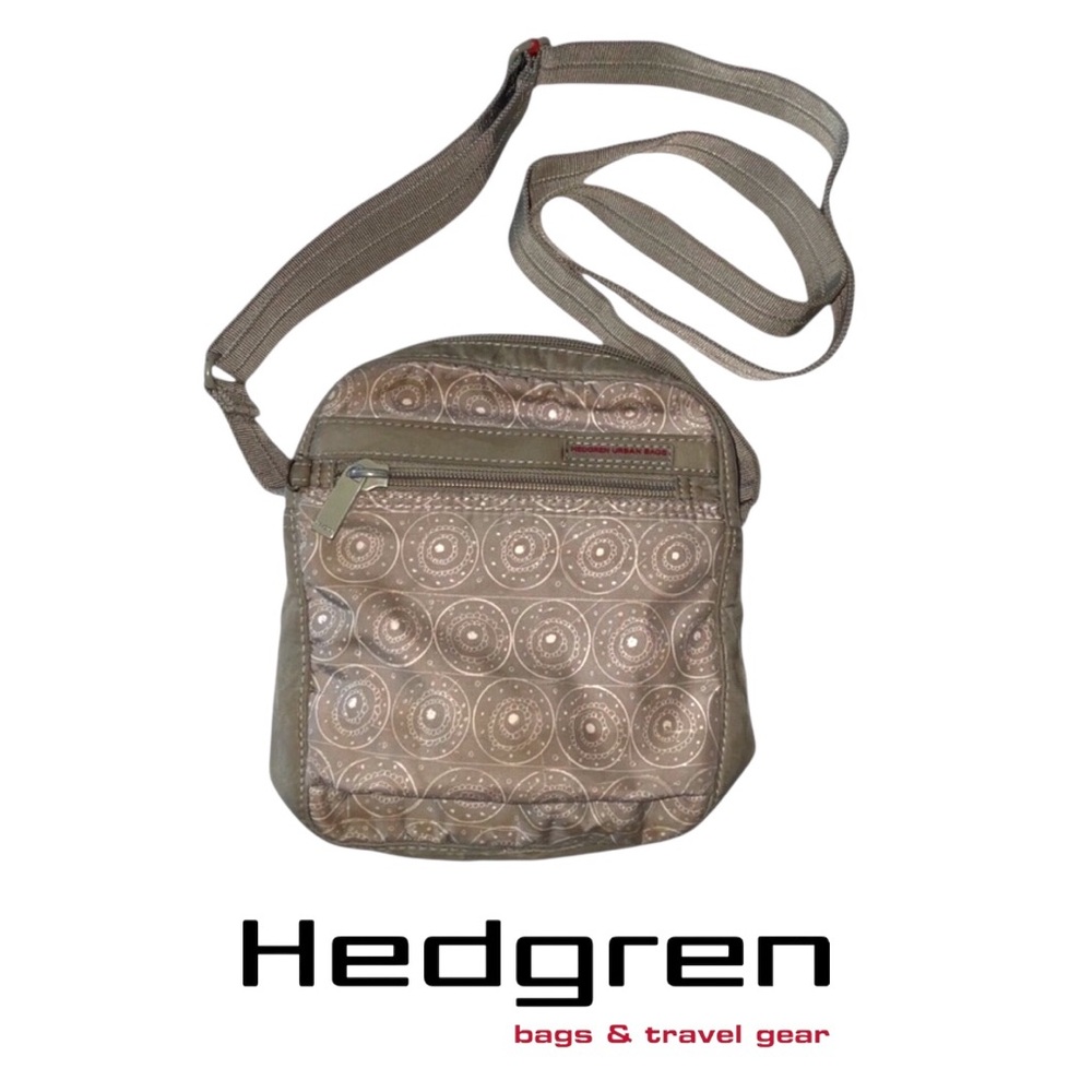 Brown Crossbody Bag with Adjustable Strap by Hedgren